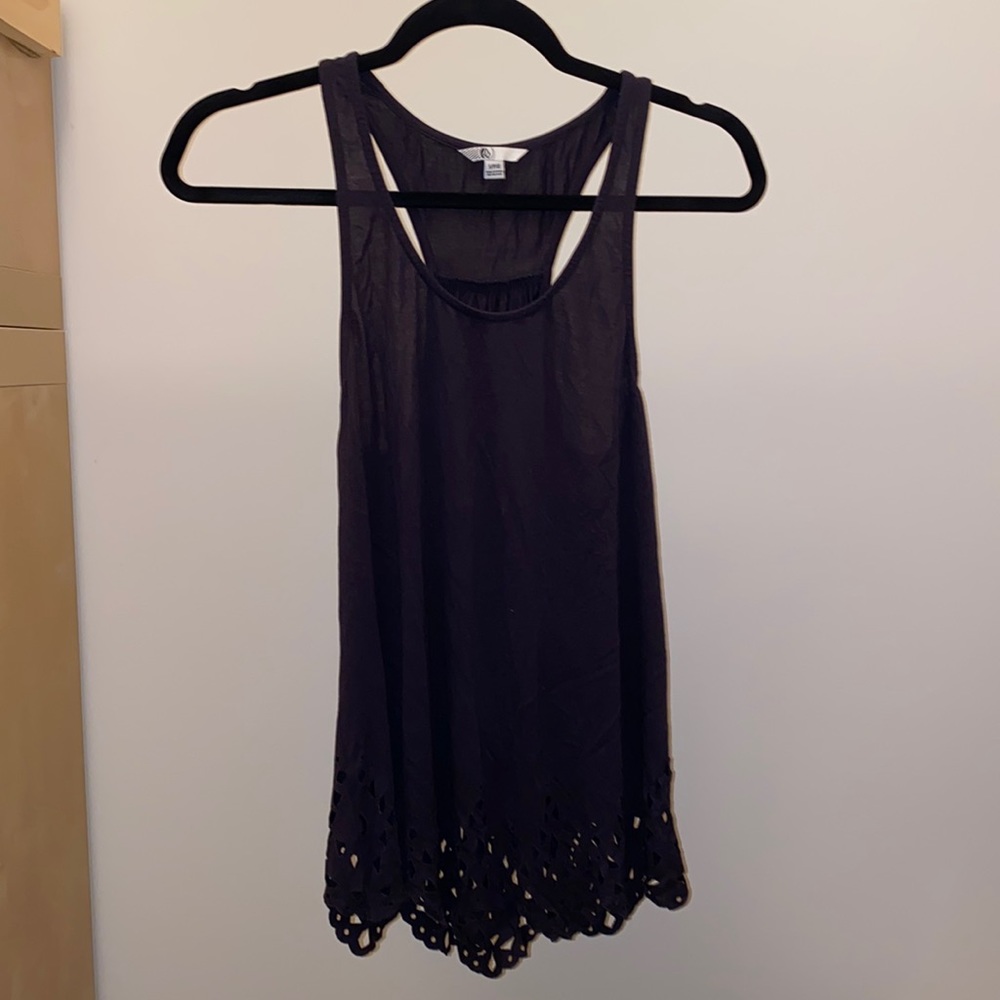 Volcom “Bittersweet” Black Tank Blouse - S